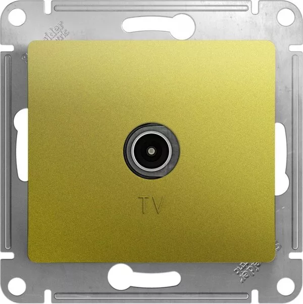 Розетка телевизионная Systeme Electric Glossa GSL001091 (фисташковый)