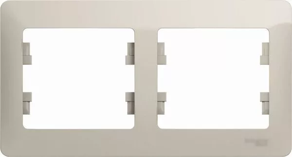 Рамка Systeme Electric Glossa GSL000902 (молочный)