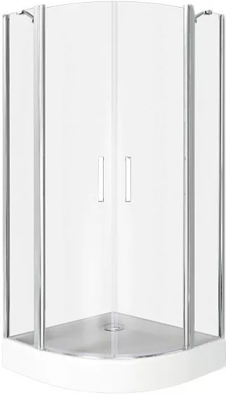 Душевой уголок Good Door Pandora R 90x90 (прозрачный/хром)