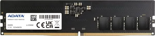 Оперативная память ADATA 8ГБ DDR5 4800 МГц AD5U48008G-S