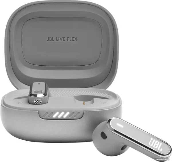 Наушники JBL Live Flex (серебристый)
