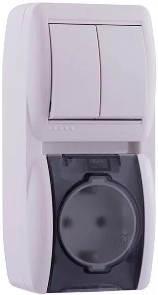 Розетка Lezard Nata 710-0200-173 (белый)