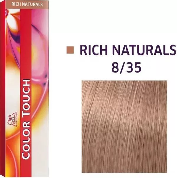 Оттеночная краска Wella Professionals Color Touch 8/35 светлый блонд з