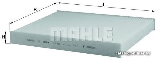 Салонный фильтр Mahle Knecht LA182