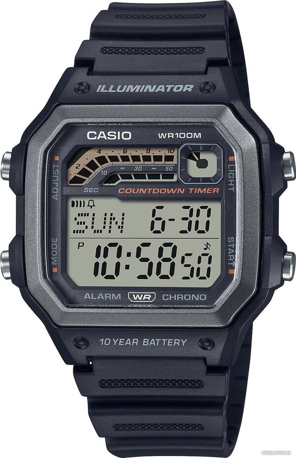Наручные часы Casio Standard WS-1600H-1A