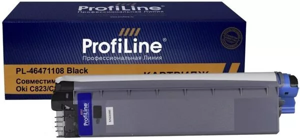 Картридж ProfiLine PL-46471108-BK (аналог Oki 46471108 BK)