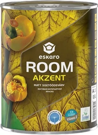 Краска Eskaro Akzent Room-5 TR высокоукрывистая 2.7л (прозрачная база)