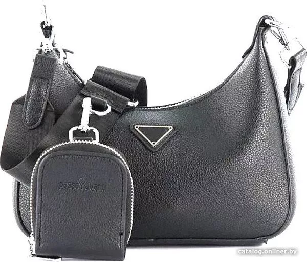 Женская сумка Passo Avanti 877-663-802-BLK + портмоне (черный)