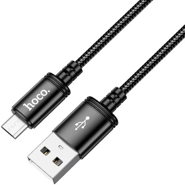 Кабель Hoco X89 USB Type-A - microUSB (1 м, черный)