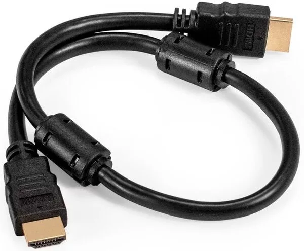 Кабель ExeGate EX-CC-HDMI2-0.5F HDMI - HDMI (0.5 м, черный)