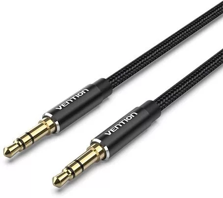 Кабель Vention BAWBH 3.5 Jack - 3.5 Jack (2 м, черный)