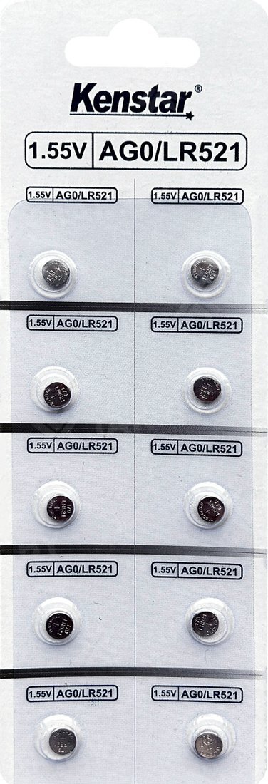 Батарейка Kenstar G0/LR521/LR63/LR50/379A/179, 1.55V BL-10 (10 шт/уп)