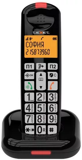 Радиотелефон TeXet TX-D7855A (черный)