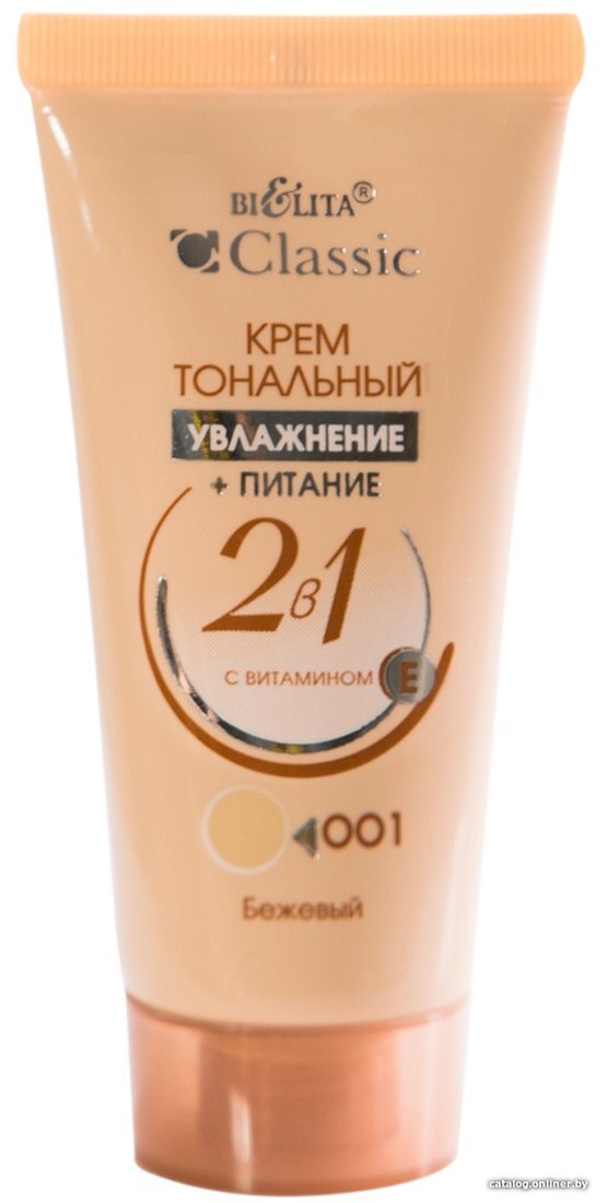 Тональный крем Belita Classic Увлажнение+питание 2в1 с витамином Е 30 