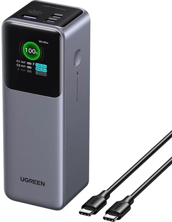Внешний аккумулятор Ugreen PB722 25000mAh (серый)