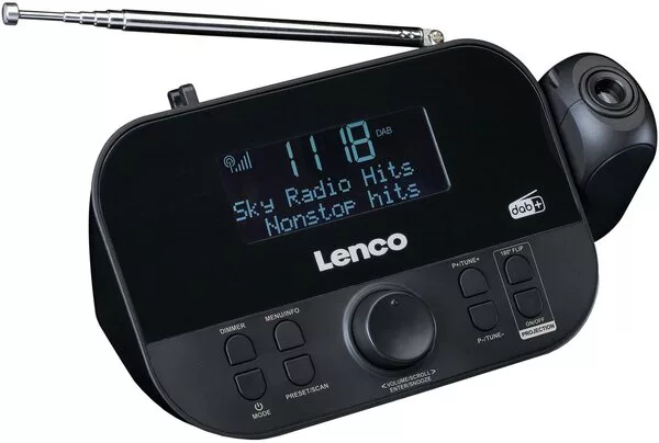 Настольные часы Lenco CR-615BK
