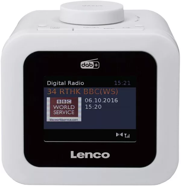 Настольные часы Lenco CR-620WH