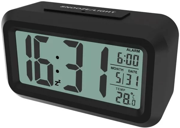 Настольные часы Ritmix CAT-100 (черный)