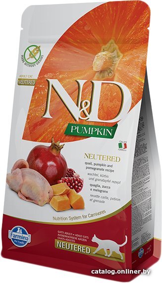 Сухой корм для кошек Farmina N&D Pumpkin Grain Free Quail & Pomegranat