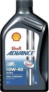 Моторное масло Shell Advance 4T Ultra 10W-40 1л