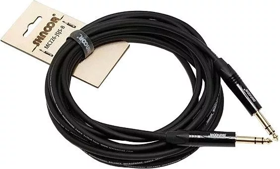 Гитарный кабель Shnoor MC226-JSJS-B-1m (1 м)