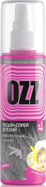 Спираль от насекомых Ozz Baby Репеллентный от 1 года (100 мл)