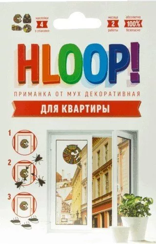 Средство от насекомых Гарант ХЛООП! каракурт приманка от мух декоратив