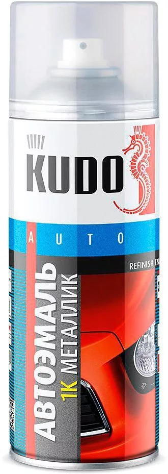 Автомобильная краска Kudo 1K эмаль автомобильная ремонтная металлик KU