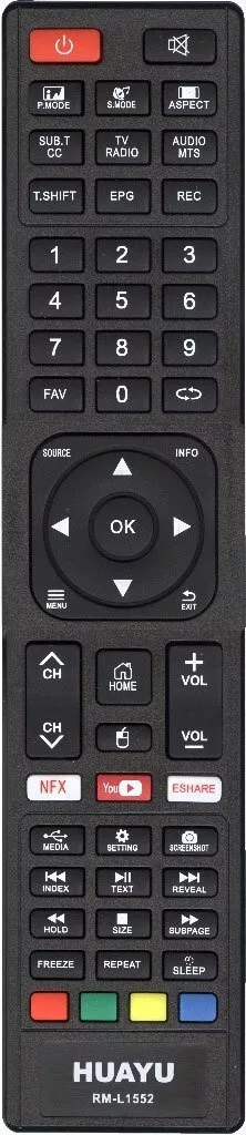 Пульт ДУ Huayu RM-L1552 для TV JVC