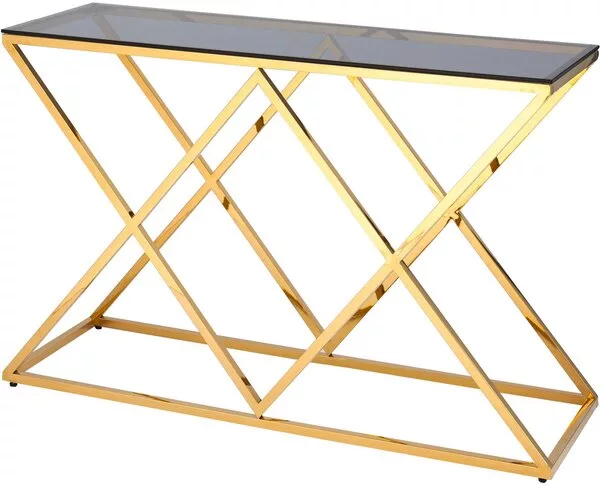 Консольный стол Stool Group Инсигния 120x40 ECST-026-TG-SK (стекло Smo
