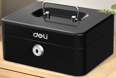 Кэшбокс Deli ET500 (черный)