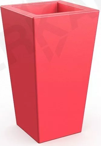 Кашпо Berkano Trapezio 70V (красный)