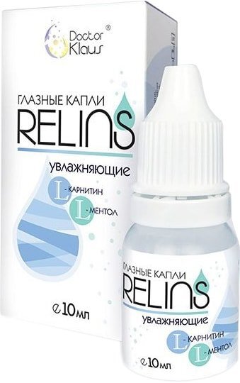 Препараты для лечения заболеваний глаз и ушей Doctor Klaus Relins капл