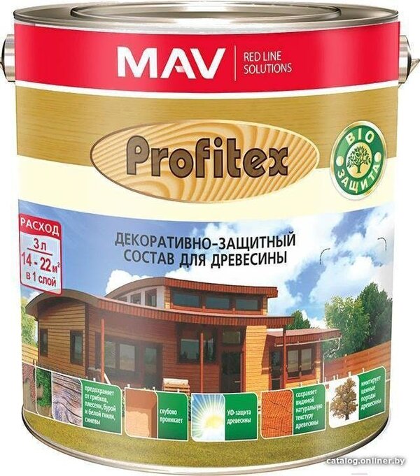 Пропитка Profitex 10 л (красное дерево)
