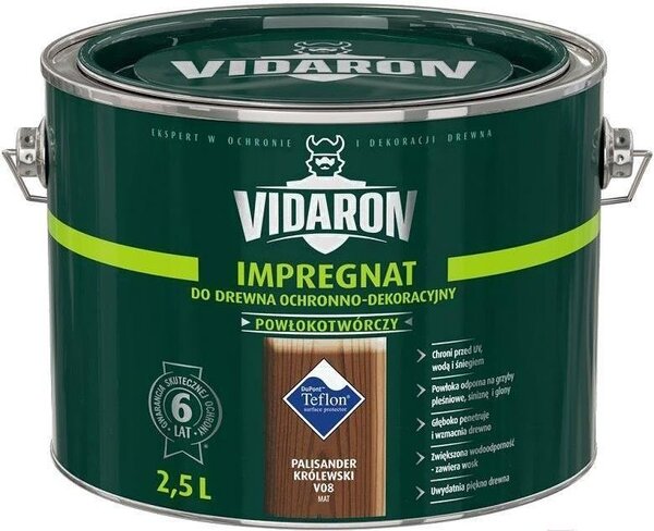 Пропитка Vidaron Impregnant V08 2.5 л (королевский палисандр)