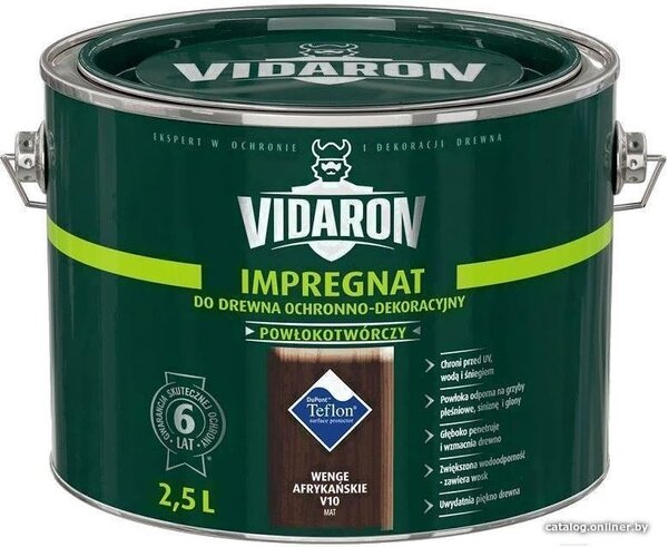 Пропитка Vidaron Impregnant V10 2.5 л (африканское венге)
