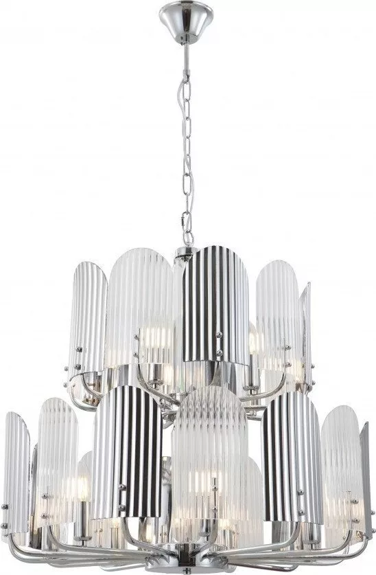 Подвесная люстра iLamp Dolce 15571-12 CR+MULT