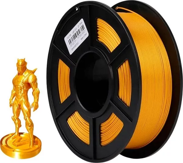 Филамент NV Print NV-3D-SILK-PLA-P-LIGHT-GOLD (1.75мм, 1кг, Light Gold