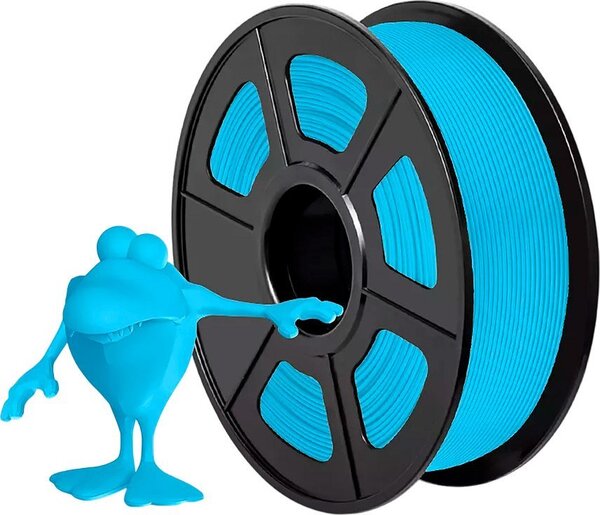 Филамент NV Print NV-3D-PLA-MATTE-LIGHT-BLUE (1.75мм, 1кг, голубой)