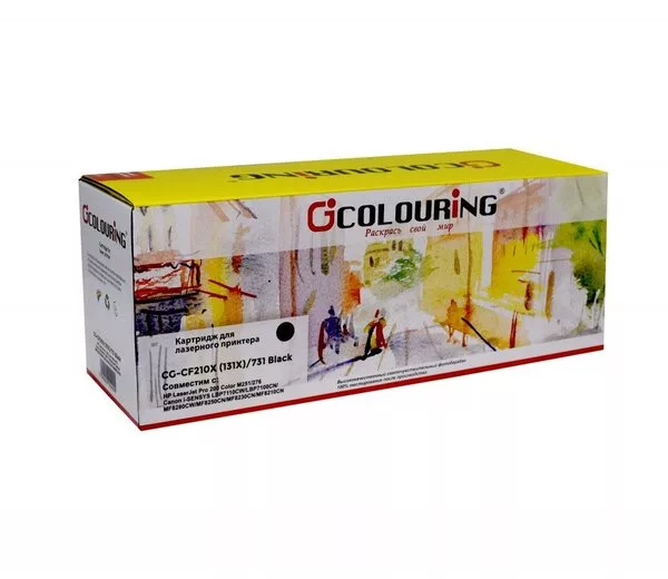 Картридж Colouring CG-CF210A/731 (аналог Canon 731 Black, HP LaserJet