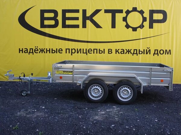 Двухосный прицеп Вектор ЛАВ 81013G двухосный (2800х1500х380)