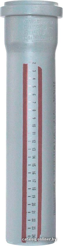 Труба Ostendorf HTEM - труба с раструбом 75x1000 113040 (1 м)
