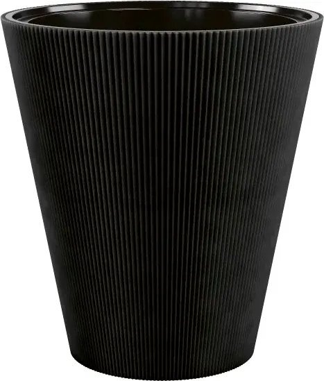 Кашпо Form-Plastic Linea FP-5840-084 (глубокий черный)