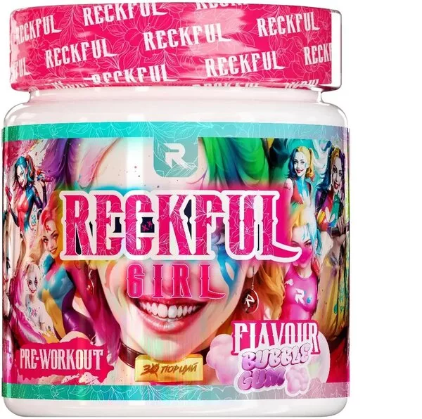 Предтренировочный комплекс Reckful Girl Pre-Workout (195 г)