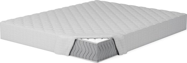Защитный наматрасник ЭОС Double cotton 170х186 h-30 Light grey