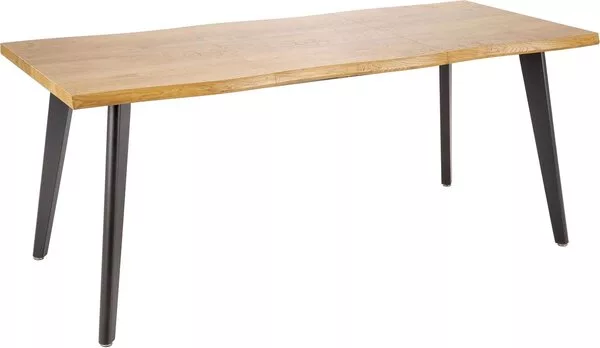 Кухонный стол Halmar Dickson 2 150-210/90x75 (натуральный/черный)