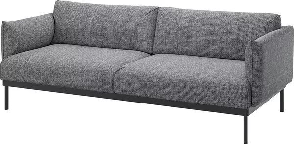 Диван Ikea Applaryd Lejde серый/черный 70506237