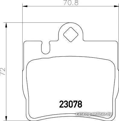 Тормозные колодки Textar 2307801
