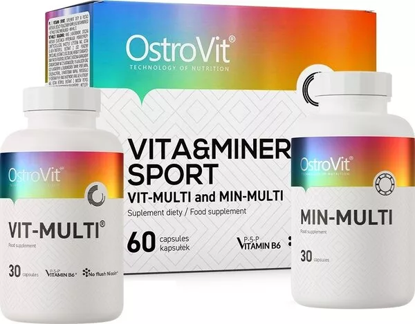 Комплекс OstroVit VITA&MINERALS Sport (60 капсул)