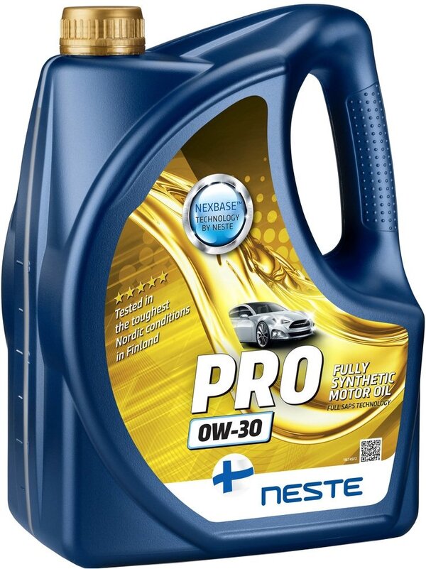 Моторное масло Neste Pro 0W-30 4л
